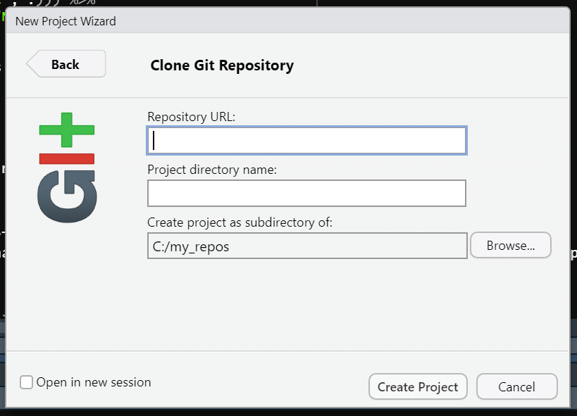 RStudio Clone Git Repository