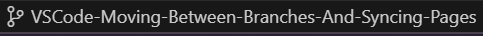 Showing end user what the branch icon looks like.